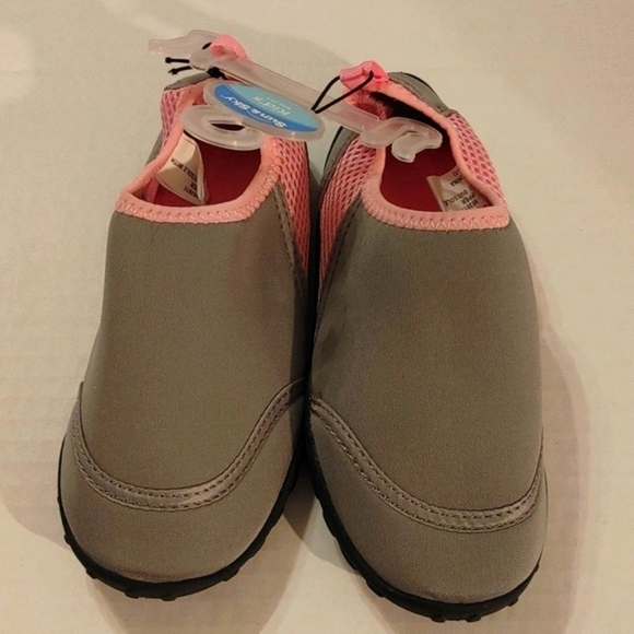 NWT Sun & Sky water shoes kids 13 -1 Pink & Grey - Picture 2 of 6